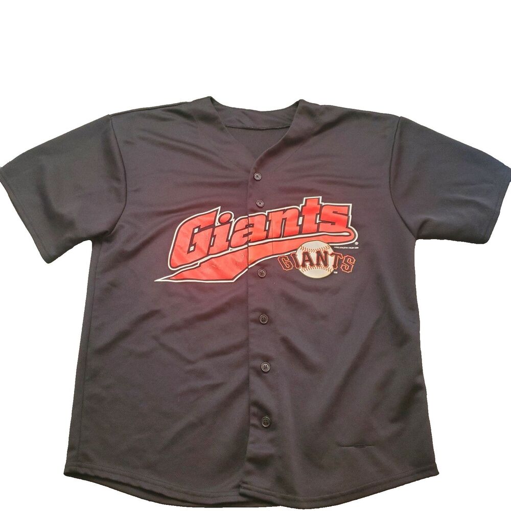 VTG 90s Logo Athletic San Francisco Giants Men's L Orange Baseball Jersey MLB